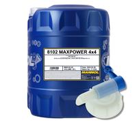 20 (1x20) Litre Mannol Maxpower 4x4 SAE 75W-140 Api Gi 5 Avec Robinet de Vidange