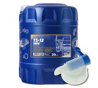 20 (1x20) Litre Mannol SAE 10W-30 TS-12 L'Huile De Moteur Avec Robinet Vidange