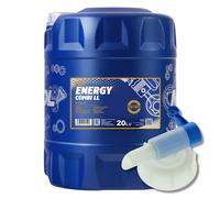20 (1x20) Litre SAE 5W-30 Mannol Break Ll L'Huile De Moteur Avec Robinet à Flux
