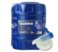 20 (1x20) Litres MANNOL Dexron VI Huile De Boîte Automatique Avec Robinet