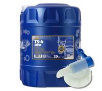 20 (1x20) Litres MANNOL SAE 15W-40 SHPD TS-4 Huile Moteur Avec Robinet