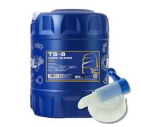 20 (1x20) Litres MANNOL SAE 5W-30 TS-8 UHPD Super Huile Moteur Avec Robinet