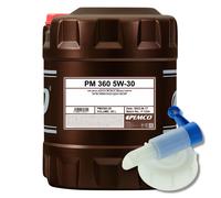 20 (1x20) Litres PEMCO iDRIVE 360 SAE 5W-30 MB 226.51/229.51
