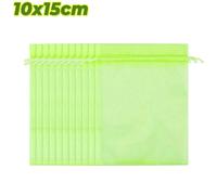 20/200 Sacs Réutilisables De Protection Pour Fruits Avec Cordon Vert Barrière Anti-Insectes Pour Jardinage Arbres Légumes Raisins Fraises Idéals Pour Protéger Les Cultures Résistants Durables Respira