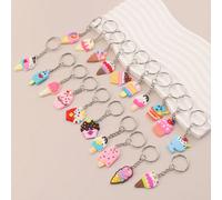 20/22/24/36 pièces Porte-clés de crème glacée de dessin animé, convient pour les faveurs de fête, les articles de vacances, les cadeaux de rentrée scolaire Taille Unique,A-24PCS,B-24PCS,B-36PCS,A-36PC