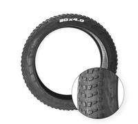 20/24/26/27x2,4-4,0 Pouces Pneu Gras pour Vélo Électrique, Pneus Résistants aux Crevaisons avec Tissu Anti-Crevaison Profil Haute Densité Remplacement pour VTT Neige ou Tricycles(20x4.0in)