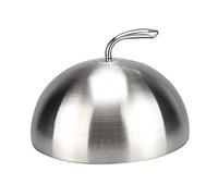 20/24/26/28cm Steak en acier inoxydable Teppanyaki Dôme Couverture Plat Couvercle Alimentaire