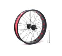 20/24/26" X 4,0" Roues Avant Et Arrière Fat Bike Alliage D'aluminium 6 Boulons Freins à Disque 135/195mm Rayons 36x14G pour vélos 7/8/9/10 Vitesses, Neige/Plage Vélo Roues(20IN-Rear Wheel)