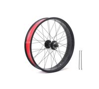 20/24/26in X 4.0" Roues De Vélo À Fat Bike Frein À Disque Roue Avant Et Arrière De Vélo De Neige/Plage 135/195mm Moyeux 36H pour Libre Rotative 7-10s Rayons 14G E-Bike(20in Front)