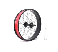 20/24/26in X 4.0" Roues De Vélo À Fat Bike Frein À Disque Roue Avant Et Arrière De Vélo De Neige/Plage 135/195mm Moyeux 36H pour Libre Rotative 7-10s Rayons 14G E-Bike(20in Rear)