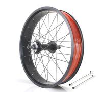 20/24/26x4.0'' Roue Avant/Arrière Fat Bike Roues De Vélo De Neige/Beach Bike Frein À Disque 135mm/195mm 36H Moyeu pour Roue Libre Rotative 7/8/9/10s 14G Rayons(24in Rear Wheel)