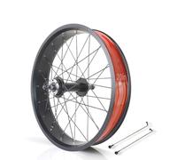 20/24/26x4.0'' Roue Avant/Arrière Fat Bike Roues De Vélo De Neige/Beach Bike Frein À Disque 135mm/195mm 36H Moyeu pour Roue Libre Rotative 7/8/9/10s 14G Rayons(20in Rear Wheel)