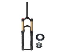 20"24" Fourche à suspension pneumatique VTT Axe traversant 15x100mm Droit