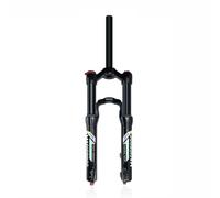 20/24in Fourche De Montagne QR 9x100mm DH Fourche À Suspension Pneumatique | Course 90/120mm Fourche De 1-1/8 Tube Droit Commande À L'épaule De L'Amortissement Frein À Disque