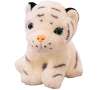 20/25 / 30 cm Real Life en peluche Tiger Dolls Farmed Simulation assis