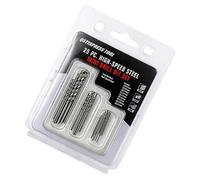 20/25 Pièces Petits Forets Hélicoïdaux Pour La Fabrication De Modèles La Réparation Électronique Et L'artisanat Du Bois Avec Boîte De Rangement Sécurisée Kit De Forets De Bricolage