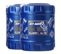 20 (2x10) Litre Mannol Ag 55 Automatique Transmission / Atf Huile / pour Zf 6