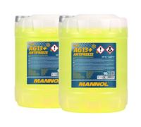 20 (2x10) Litre Mannol Antigel AG13 + Advanced Antigel Fertiggemisch 40°