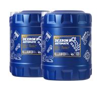 20 (2x10) Litre Mannol Dexron II Automatique Transmission / Atf Huile/Assistée