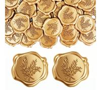 20/30/50/100 pièces autocollants de cachet de cire, autocollants de sceau d'enveloppe d'invitation de mariage, sceaux d'enveloppe auto-adhésifs, parfaits pour le mariage, les invitations, les envelopp