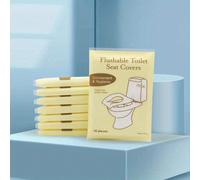 20/30/50/70/100/200 pièces Couvre-siège de toilette en papier, couvre-siège de toilette en papier biodégradable pour adultes en formation à la propreté, 100%, accessoires de voyage pour les toilettes