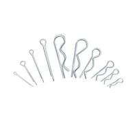 20/30/50 goupilles fendues en forme de R, goupilles fendues à ressort de type R, pince fendue ondulée(50pcs 1l16x1-1l8)