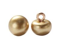 20/30/50pcs Coloré Demi-Dôme Perle Boutons En Métal Tige Champignon Bouton for Vêtements Femme Décor Mini Couture BRICOLAGE Pour Robes(Golden,30PCS)