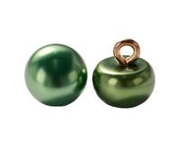 20/30/50pcs Coloré Demi-Dôme Perle Boutons En Métal Tige Champignon Bouton for Vêtements Femme Décor Mini Couture BRICOLAGE Pour Robes(Green,50PCS)
