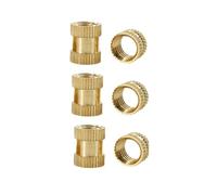 20/30/50pcs Écrou D'insertion En Laiton Droit Moleté Intégration Inserts Métriques for Pièces Plastique M5-M10