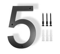 20-30 Cm Big Exterior House Number Outdoor Letters 0-9 Door Alphabet Home Numbers Address Plaque Signs On The(Number-5,20cm (8 inches))
