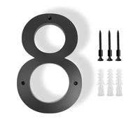 20-30 Cm Big Exterior House Number Outdoor Letters 0-9 Door Alphabet Home Numbers Address Plaque Signs On The(Number-8,25cm (10 inches))