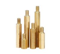 20/30 Pièces Colonne Hexagonale Entretoise Planches En Laiton Goujon De Support Métrique Hexagone Fileté Pilier PCB Boulon Vis for Carte Mère M2 .5 M3 M4 M5(21mm 20pcs,M2 (Thread 3mm))