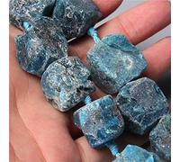 20-30MM Naturel Brut Cristal Forme Libre Coupé Pépite Multicolore Chips Perles En Vrac Pierre Brute Pour La Fabrication De Bijoux Collier Art Fourniture-Apatite, 7-8 pièces
