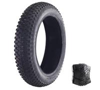 20-4.0 Pneu Vacuum pour Jante 20 Pouces 20/4.0 Antiperforation Résistant Usure Toutes Saisons 20 4 0 pour Fat Bike Vélo Électrique VTT