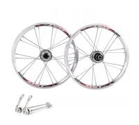 20" 406 451 Roues Vélo Pliant BMX 100/135mm QR Cassette 7-11 Vitesses | Frein à disque Jeu de roues avant et arrière de vélo moyeux de roulement jantes en aluminium ultra légères