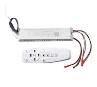 (20-40W) × 4 (40-60W) × 4 pilote de LED intelligent à intensité variable lustre 2.4G télécommande et alimentation de contrôle APP AC220V((20-40W)-4)