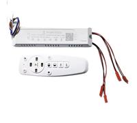 (20-40W) × 4 (40-60W) × 4 pilote de LED intelligent à intensité variable lustre 2.4G télécommande et alimentation de contrôle APP AC220V((30-50W)-4)