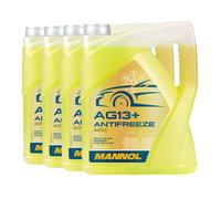 20 (4x5) Litre Mannol Antigel AG13 + Advanced Antigel Fertiggemisch 40°C