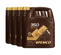 20 (4x5) Litres PEMCO SAE 5W-30 IDRIVE 350 Huile Moteur Combi LL