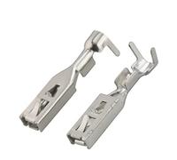 20/50/100/200 PCS 2.8 Série H62 Terminaux de cuivre en cuivre en cuivre en conserve Automobile Connecteur femelle compatible with Audi VW DJ625B-2.8 * 0.8A 962883 (Color : Female, Size : 50 pcs)