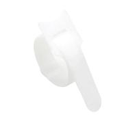 20/50/100/200 pièces attaches de câble libérables souris écouteurs gestion des fils en Nylon réutilisable boucle cerceau bande sangles cravate(White,200mm x 100pcs)