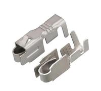 20/50/100/200 pièces G263 Boîtier de bornes porte-fusibles automobile en laiton étamé, bornes femelles à sertir, broches de connexion de câblage(PURPLE,100pcs)