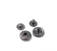 20/50/100 ensembles 655/633/831 boutons-pression en métal boutons-pression boutons-pression bouton de couture pour vêtements de bricolage sacs à vêtements maroquinerie-pistolet noir-100 ensemble