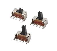20/50/100 SK12D07VG SK12D07 Toggle Switch 3PIN PCB 1P2T Slide Switch Handle Miniature Slide Switch Side Knob High 2/3/4/5/6/7mm NWPNLXEA(High 3mm,50Pcs)