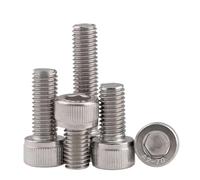 20/50/100 Vis À Tête Cylindrique Creuse M2 X 0,4 /,5,45 (2 Mm, 2, Mm) En Acier Inoxydable 304, Norme DIN 912 A2 70(M2.5 X 5mm-20pcs)