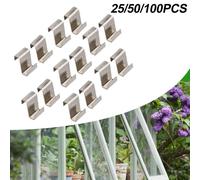 20/50/100pcs Serre Vitrage Clips Z Verre Clips Printemps Fil Portable Vitre Clip Support De Cadre Fournitures De Jardin