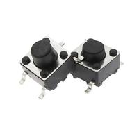 20/50 PIÈCES Commutateur SMD 6 * 6 * 4.3mm 5/6/7/8/9/10/11/12/13/14/17 6X6 4Pin Tactile Bouton-Poussoir Micro Commutateurs à réinitialisation automatique(6x6x5mm,50PCS)