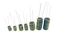20-500pcs 6.3v 10v 16v 25v 35v 50v 63v 250uf 400v 2.2uf 4.7uf 6.8uf 33uf 47uf 100ufhigh frequency aluminum electrolytic capacito AUOQKQUT(10V680UFX200Pieces)