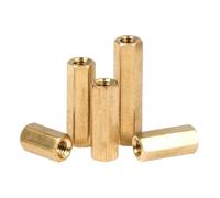 20/50100 Pièces Entretoise Hexagonale Filetée En Laiton M2.5 2, Mm À Double Passage, Écrou De Support Colonne Cuivre for Circuit Imprimé(M2.5X19mm-50pcs)