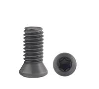 20/50pcs M1.6 .8 M2 .2 .5 M3 M4 M5 M6 12.9 Grade Six Lobe Torx remplace les Inserts en carbure CNC accessoires outil de tour vis boulon(M2 X 5 50PCS)